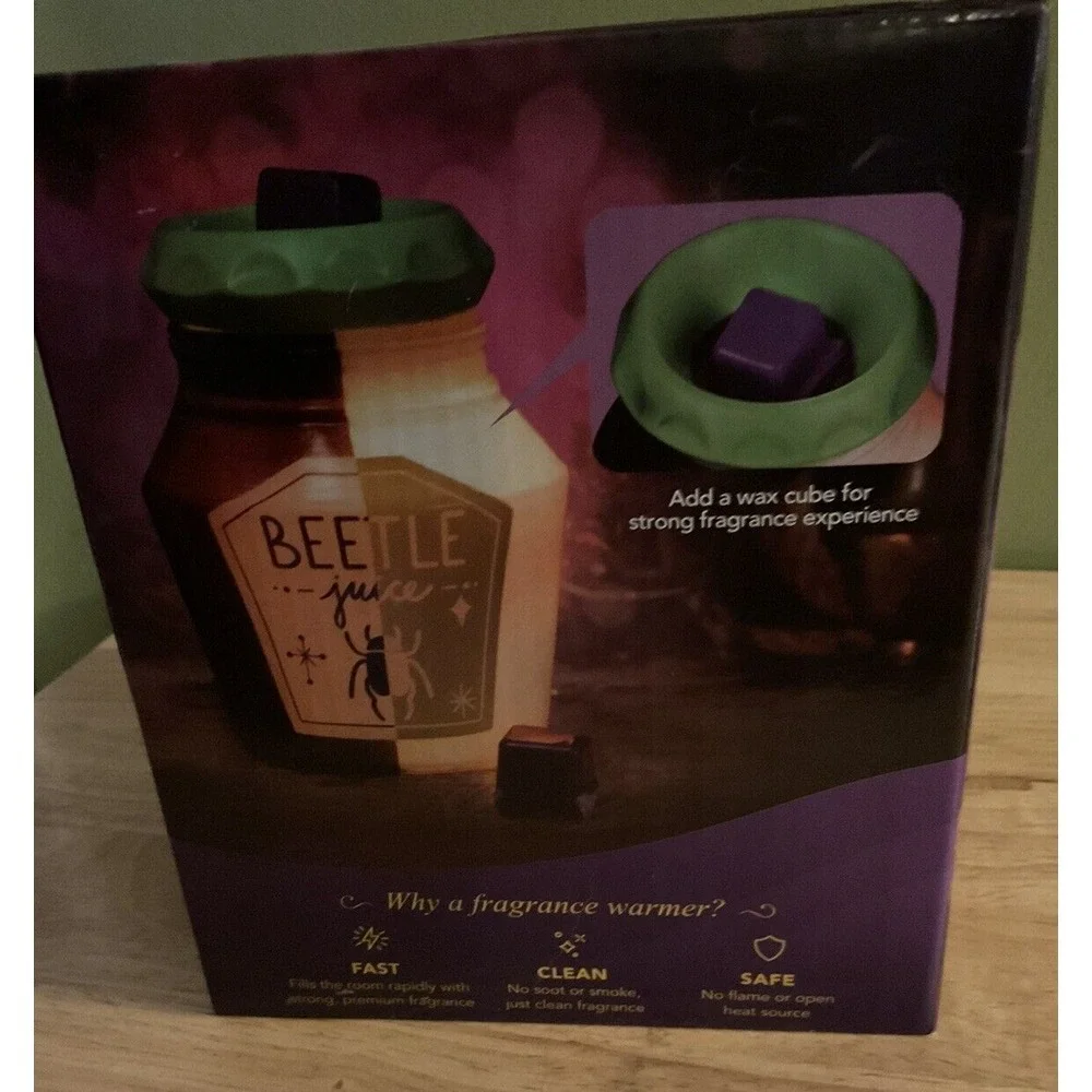Beetlejuice Scentsationals Scent Warmer Brand New With‎ Bonus Wax Melts
